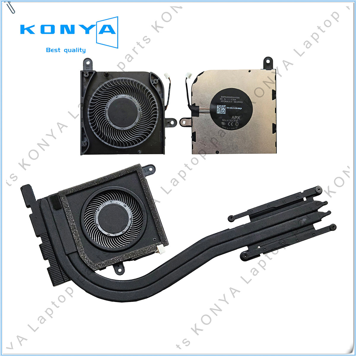 适用戴尔 Latitude 5420 5421 散热器 风扇 铜管 散热模组 HX40M