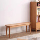 北欧实木餐桌凳换鞋 凳长条凳长凳子现代简约卧室床尾凳家用长板凳