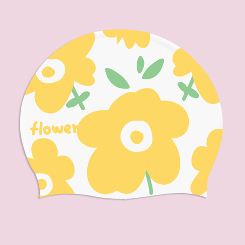 HOMNN防水泳帽安全硅胶