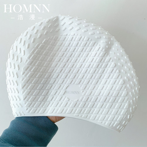 HOMNN硅胶泳帽i舒适防水