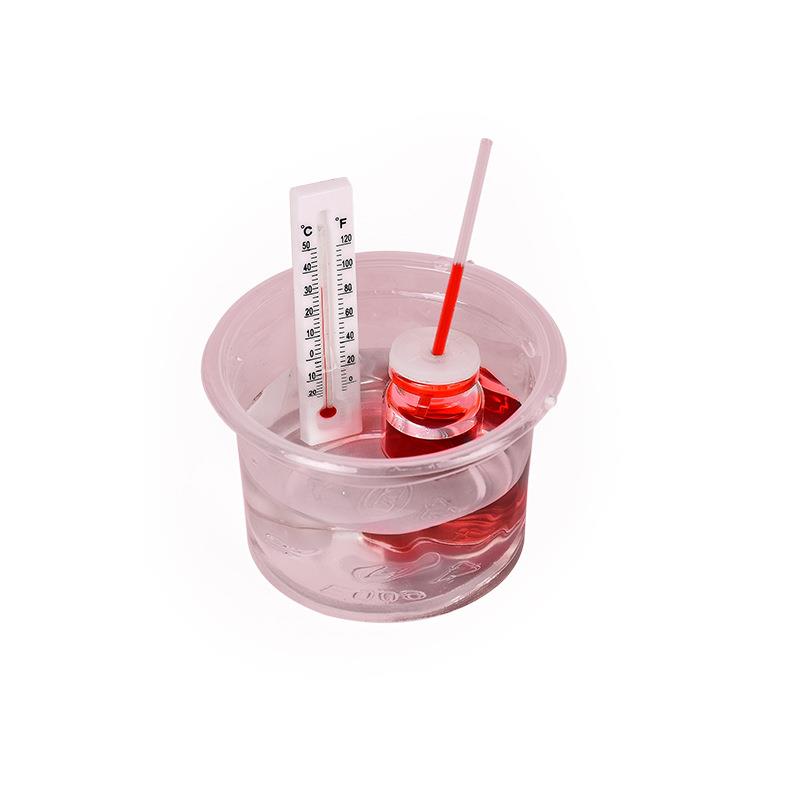 科学实验手工自制热胀冷缩温度计学生儿童科技小制作材料教玩具