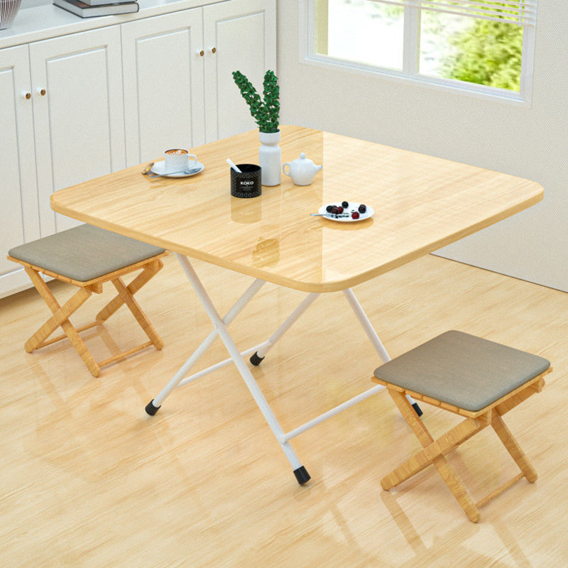 折叠桌子折叠餐桌简易家用吃饭小桌子出租房摆摊简约长方桌饭桌子