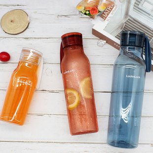 乐扣乐扣塑料水杯运动夏天便携杯子Tritan健身男随行杯ins学生女