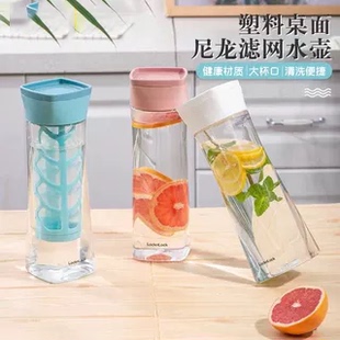 家用果汁壶冷翠泡茶果汁罐大容量密封 乐扣乐扣冷水壶耐高温夏季