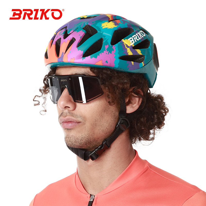 BRIKO专业骑行头盔 公路车竞速破风轻量化透气安全气动公路车头盔