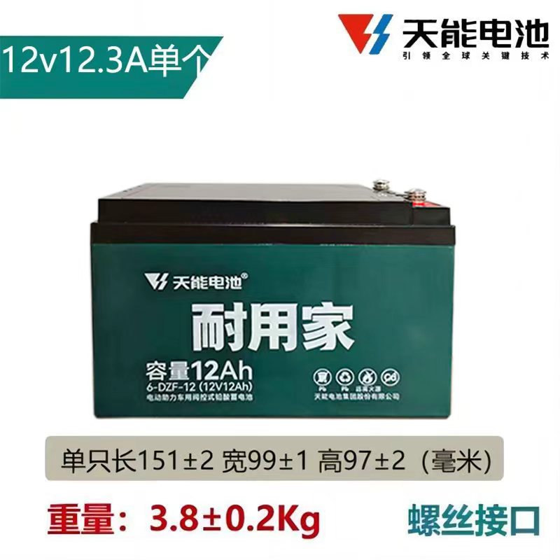 天能12V12A/20A/32A电动车铅酸图片