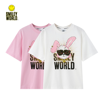 S25226T009兔子印花夏季短袖上衣