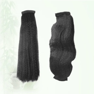 古装造型马尾玉米须曲发排单头堵双头堵发髻发包影楼演出COS