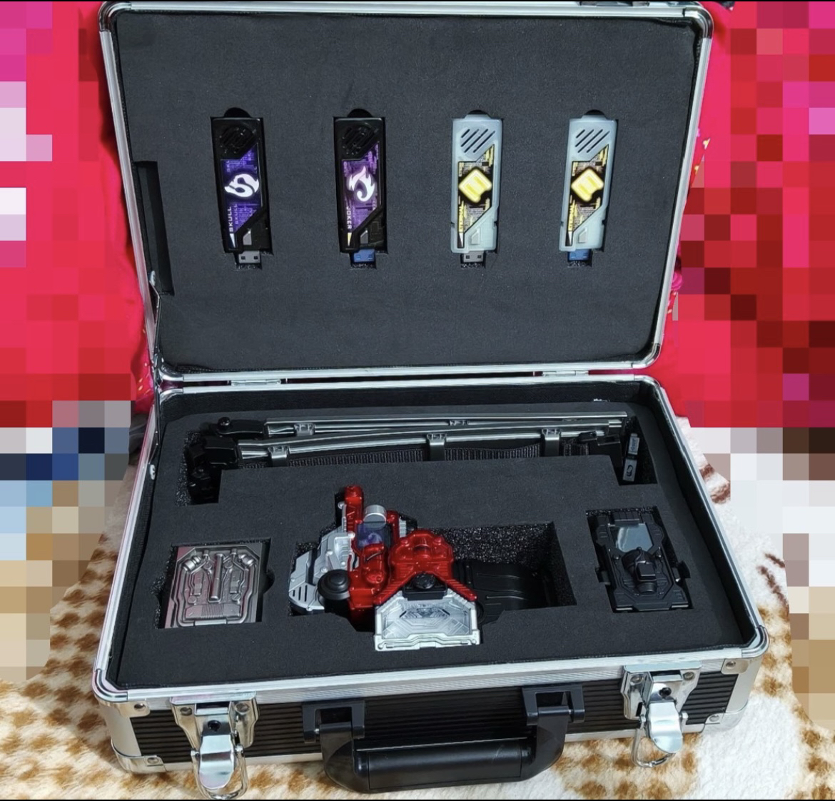 专业定制假面骑士W CSM 迷失2.0驱动器 E哥 SUKLL变身腰带收纳箱