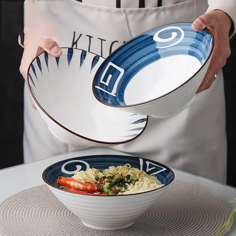 釉下彩家用泡面拉面汤碗陶瓷餐具