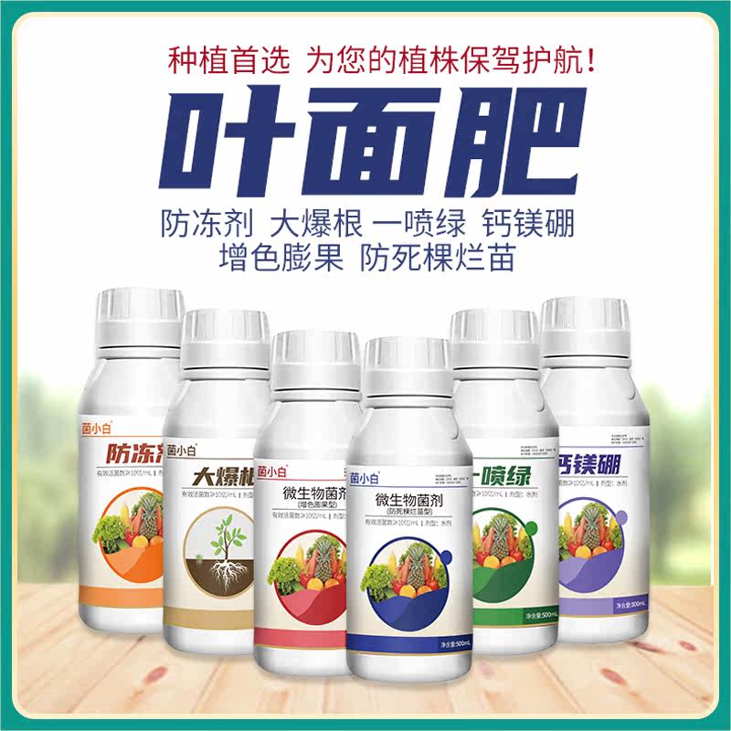 中向系列微生物菌剂叶面肥增色