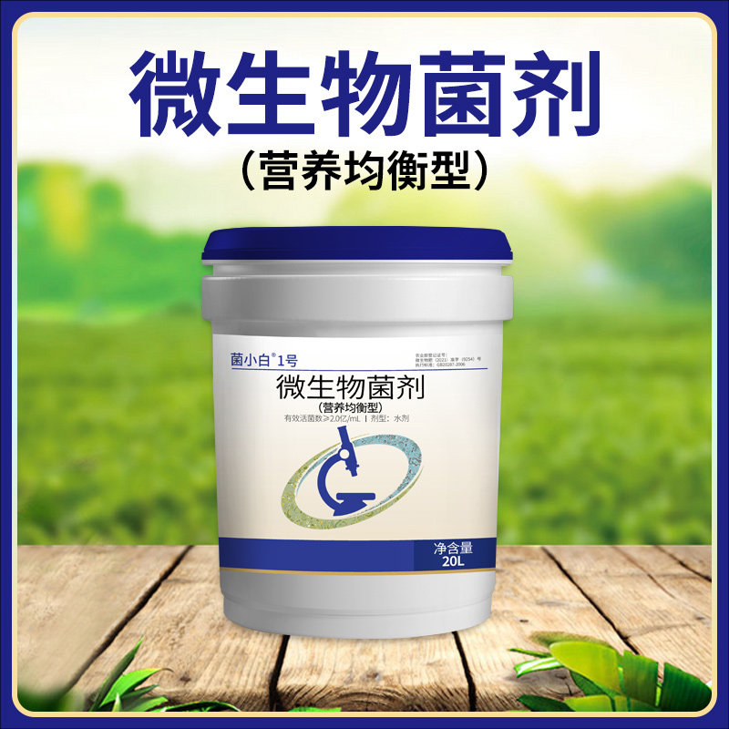 菌小白冲施肥微生物菌剂桶装菌肥水溶肥料20kg