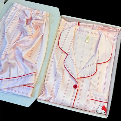 100%桑蚕丝可爱KT猫图案精品礼盒