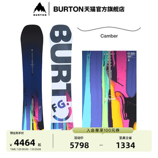 BURTON伯顿官方女士 备106911 FEELGOOD 滑雪板CAMBER板型单板装