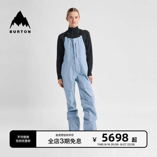BURTON伯顿雪季女[ak]滑雪背带裤