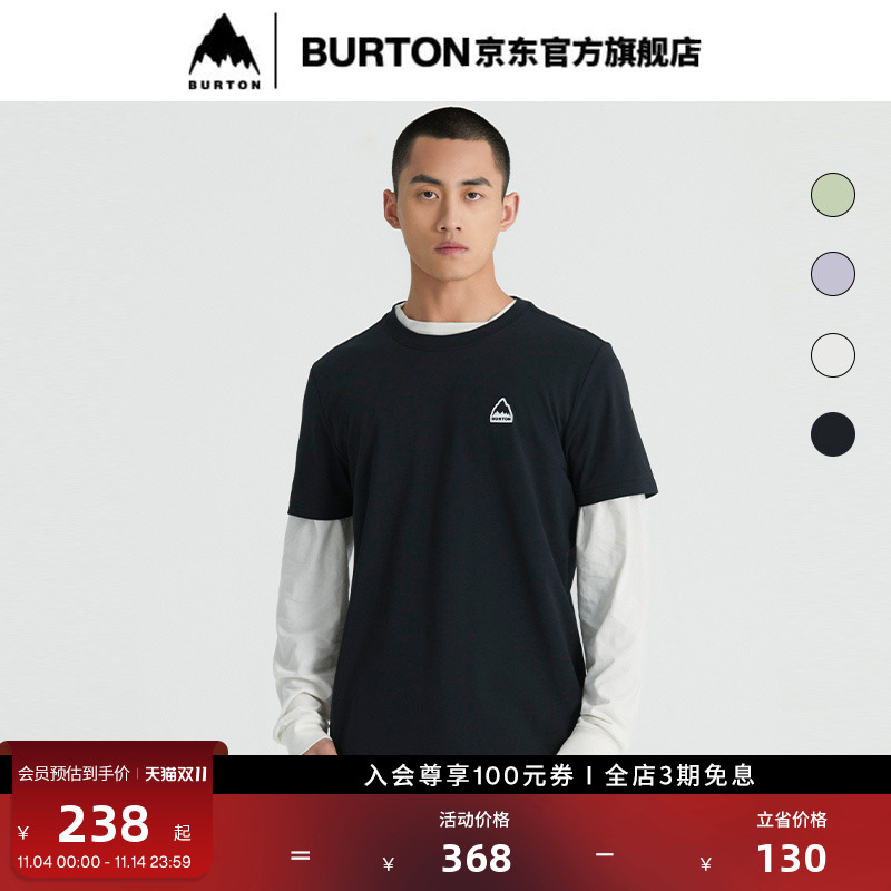 BURTON伯顿官方运动T恤男女