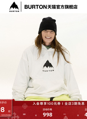 BURTON伯顿官方室内滑雪系列男女DWR DOME连帽卫衣运动上衣872564