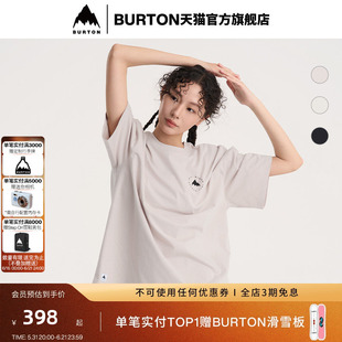 BURTON伯顿官方春季新品男女LSE GRAPHIC D短袖T恤宽松舒适927821
