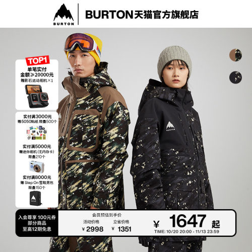 伯顿滑雪衣burton男女