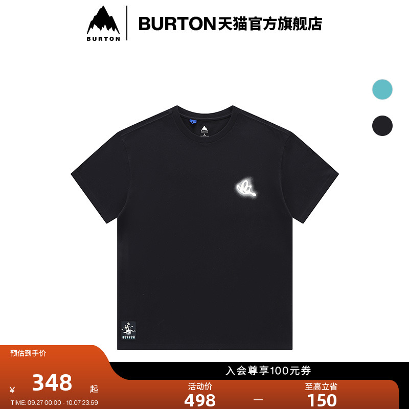 BURTON伯顿官方运动T恤男女