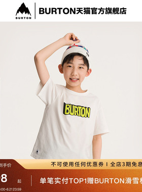 BURTON伯顿春季新品儿童GRAPHIC B短袖T恤圆领宽松舒适927871
