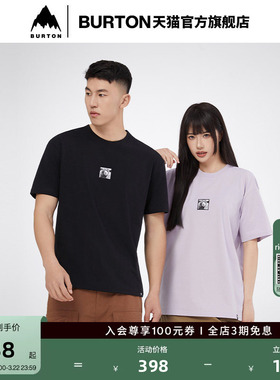 BURTON伯顿官方春夏系列男女YEASAYER板花短袖T恤运动圆领765499