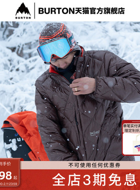 BURTON伯顿25-26雪季新品男士AK457 PACKABLE 羽绒服轻便927451