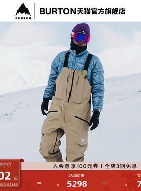BURTON伯顿25-26新品男[ak]FREE BIRD滑雪背带裤GORETEX 3L100241