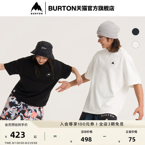 BURTON伯顿男女短袖T恤