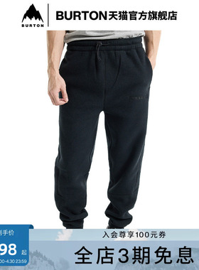 BURTON伯顿25-26雪季新品男士 Cinder 长裤摇粒绒保暖裤子238481