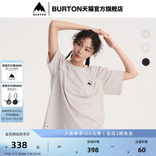 BURTON伯顿官方春季新品男女LSE GRAPHIC D短袖T恤宽松舒适927821