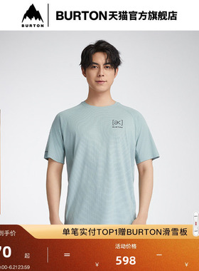 BURTON伯顿官方春夏户外系列男士AK PERFORMANCE 短袖T恤925208