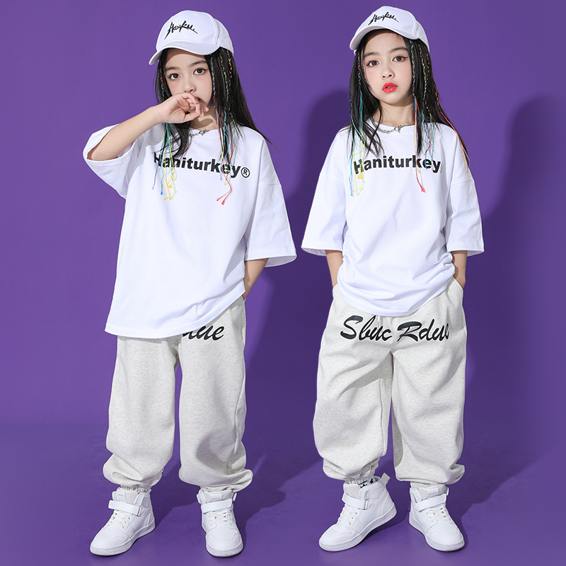 哈尼酷男女童嘻哈街舞演出服