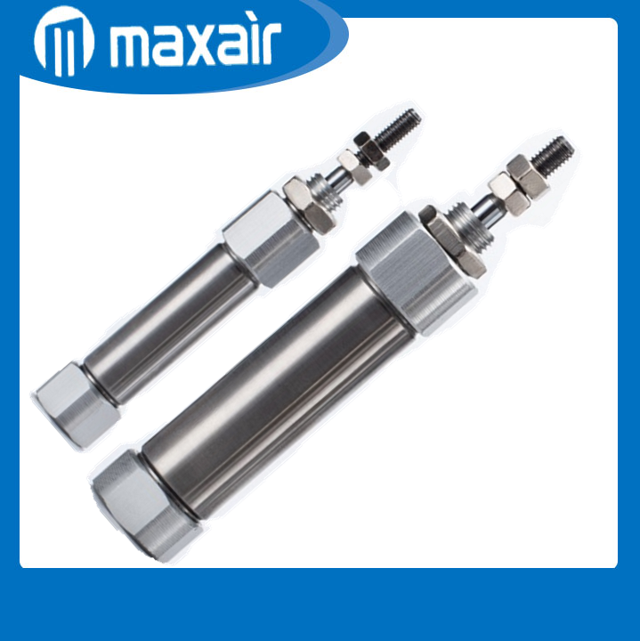 MAXAIR迈斯艾尔不锈钢小型迷你气缸MDJ2B16可调MDJ2B10-10-20
