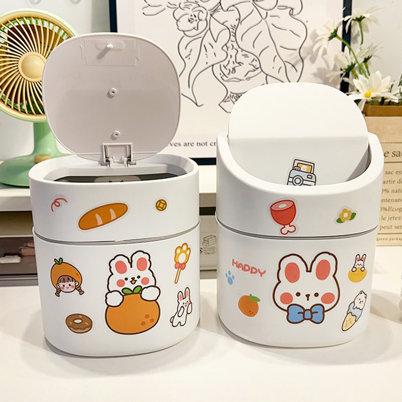 桌面垃圾桶可爱小号收纳桶