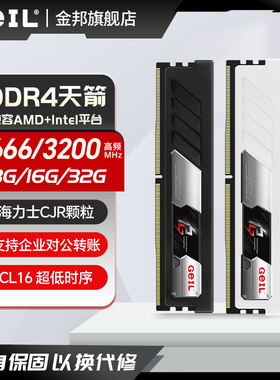 金邦DDR4马甲内存条台式机天箭8/16G电脑内存3200 3600mhz海力士