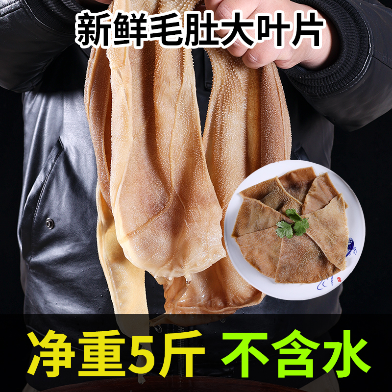 重庆火锅毛肚大叶片5斤装爽脆牛百叶火锅配菜牛肚新鲜冷冻商用