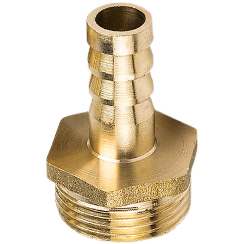 1个宝塔PC全铜气动接头煤气燃气软管外丝牙螺纹转换头咀1/2/3/4分