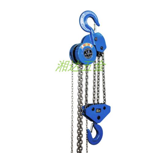 上海沪象手拉葫芦一二三五吨3米至12米现货1吨直10吨倒链吊钩直销