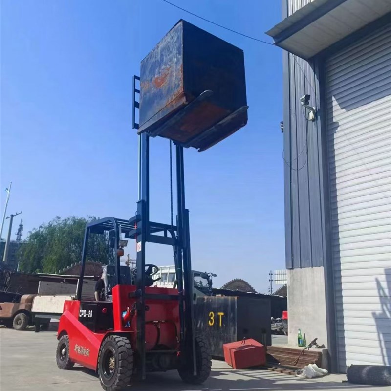 电动叉车2吨1吨3吨小型液压升降新能源四轮升高搬运车锂电工程车