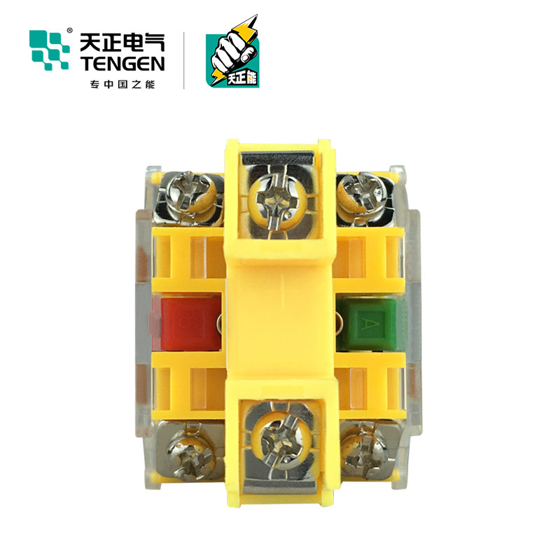 天正 LAY7-11DN带灯按钮开关自复位LAY7-11DZS自锁220V24V380V