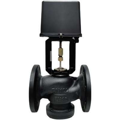 电动二通调d节阀DN100暖通空调法兰VA7100蒸汽动态比例积分温控