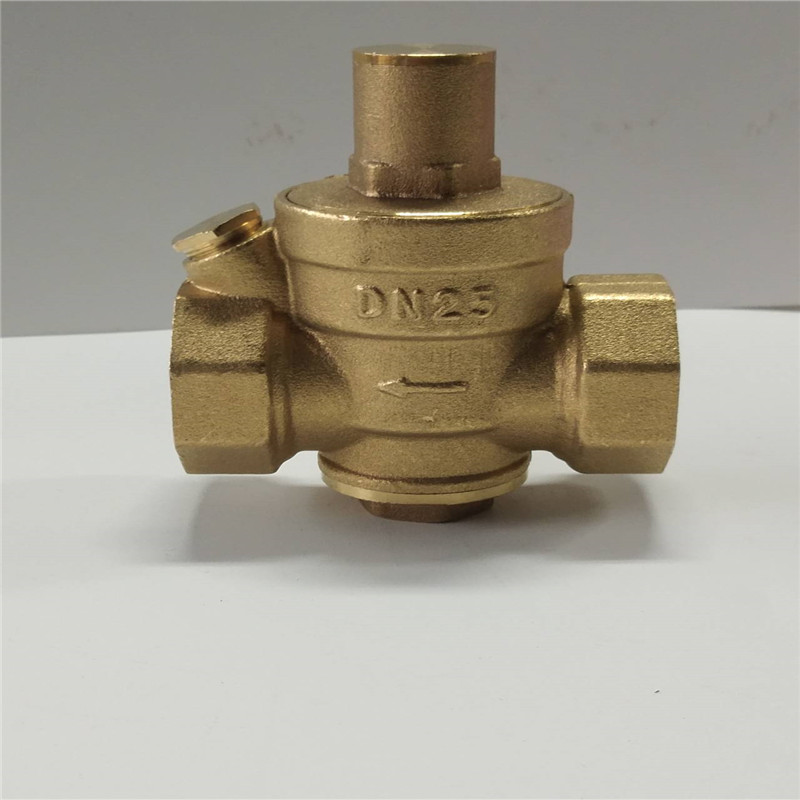 自来水减压阀家用4分外牙DtN65净水器电热6分20可调式压阀全铜带