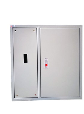 正品致业白色空气开关配电箱C45100A3*14位控制箱强电箱铁布线箱