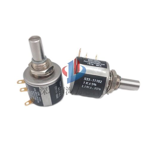 Vishay原装进口MOD533-2K 20K RES线绕3圈5%变频可调电阻电位计