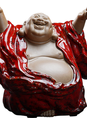 大肚弥勒佛笑佛禅意装饰摆件