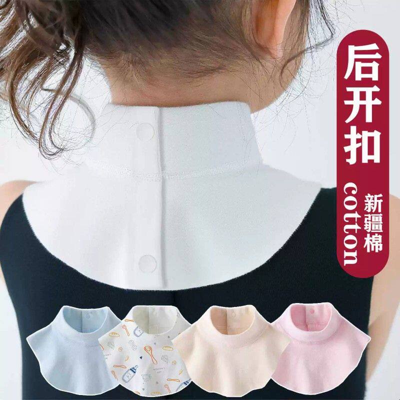 男女童半高领保暖假领子婴儿弹力百搭毛衣防风围脖衣护颈神器厂家