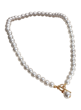 恋约女珍珠项链时尚锁骨链