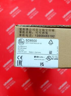 IFM SD8500 易福门全新压缩空气流量计 SDR11DGXFRKG/US-100询价