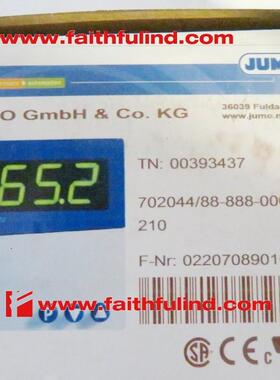 JUMO 00393437 久茂温控器 iTRON 04 702044/88-888-000-25/2询价